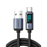 Braided USB Cable with Display