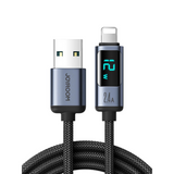 Braided USB Cable with Display