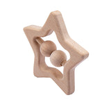 Wooden Baby Rattles Set