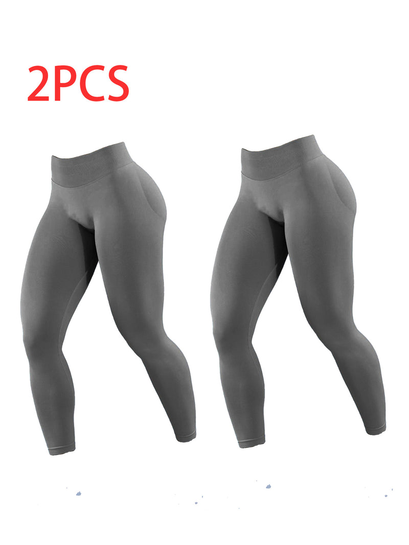 2-Pack Solid Yoga Leggings