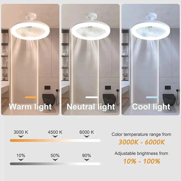 Socket Fan Light with Remote