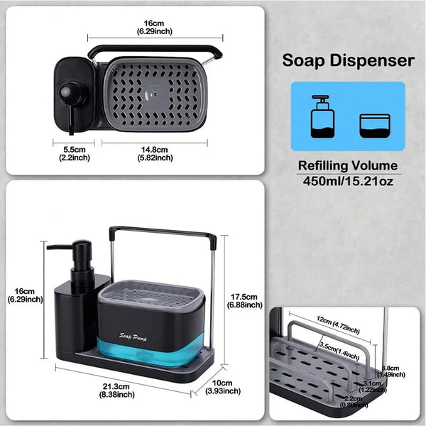 5-in-1 Hand & Dish Soap Dispenser