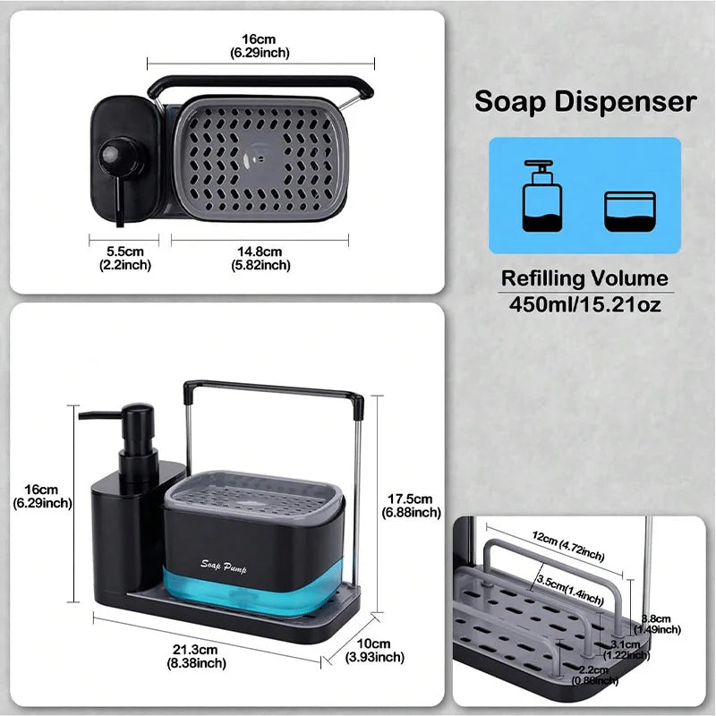 5-in-1 Hand & Dish Soap Dispenser