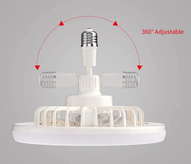 Socket Fan Light with Remote