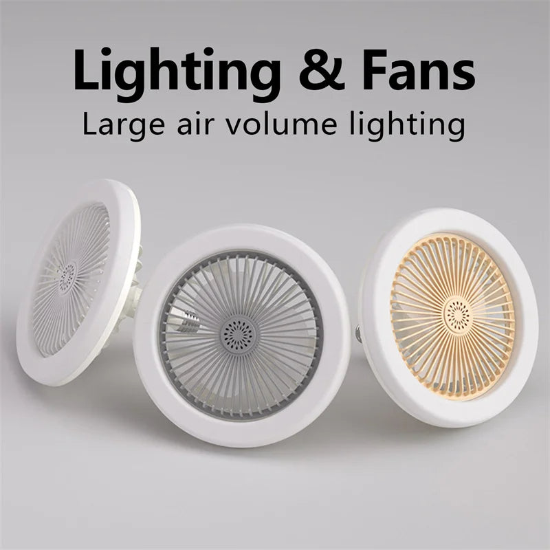 Socket Fan Light with Remote