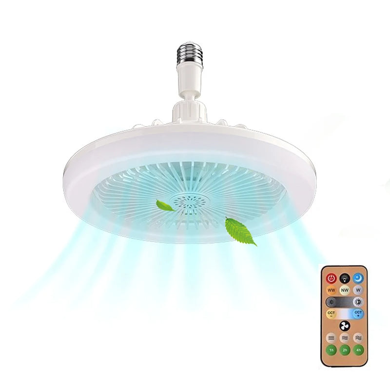 Socket Fan Light with Remote