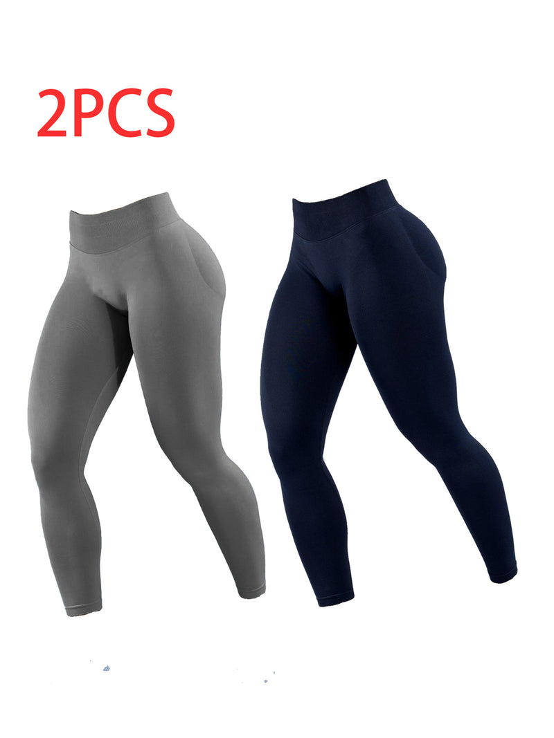 2-Pack Solid Yoga Leggings