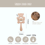 Wooden Baby Rattles Set
