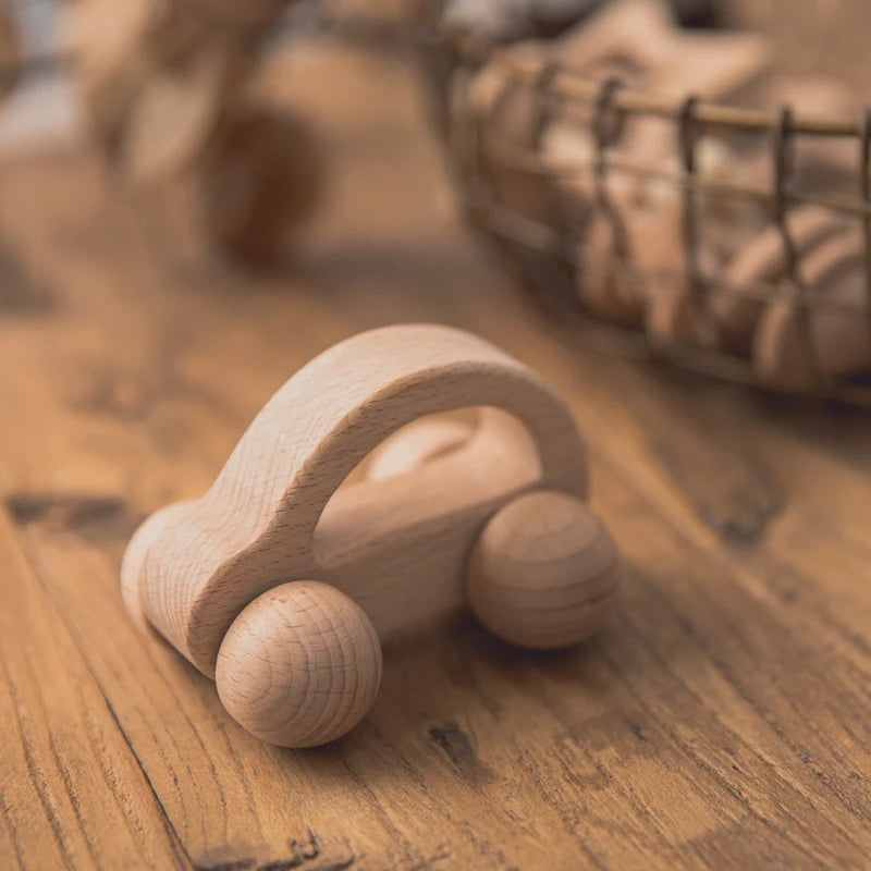 Wooden Baby Rattles Set