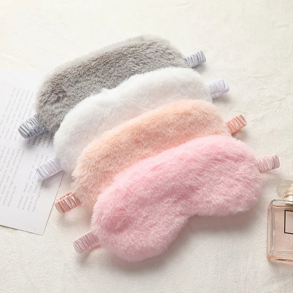 Plush Sleeping Eye Mask – Cute Cloud