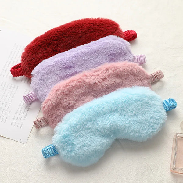 Plush Sleeping Eye Mask – Cute Cloud