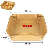 50/100PCS Air Fryer Paper Liners