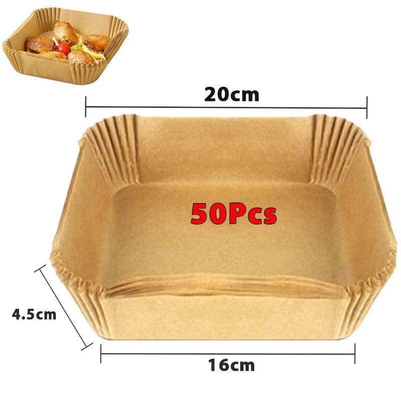 50/100PCS Air Fryer Paper Liners