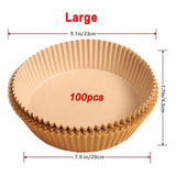50/100PCS Air Fryer Paper Liners