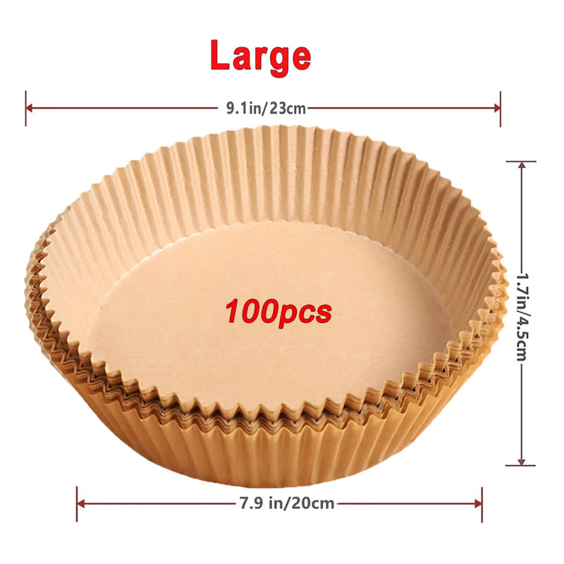 50/100PCS Air Fryer Paper Liners