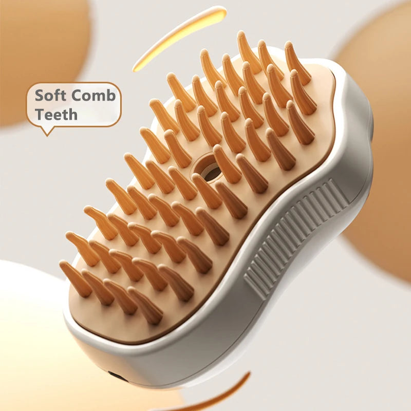 3-in-1 Pet Steam Hair Brush