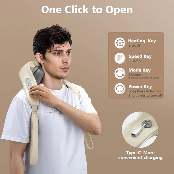 Cordless Shiatsu Neck Massager