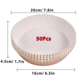 50/100PCS Air Fryer Paper Liners
