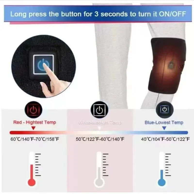 Electric USB Heated Knee Brace