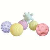 6PCS Baby Sensory Rattle Balls