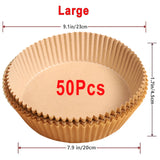 50/100PCS Air Fryer Paper Liners
