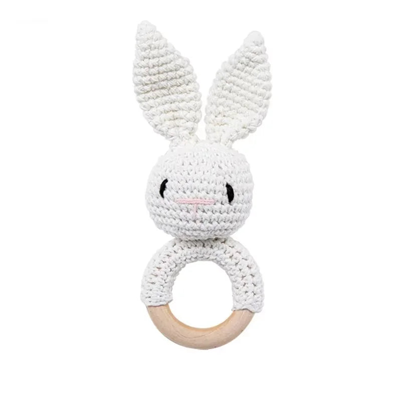 Baby Wooden Teether & Rattle