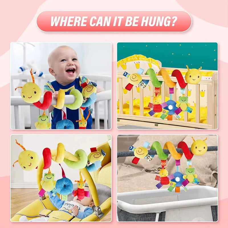 Baby Spiral Hanging Toy Rattles