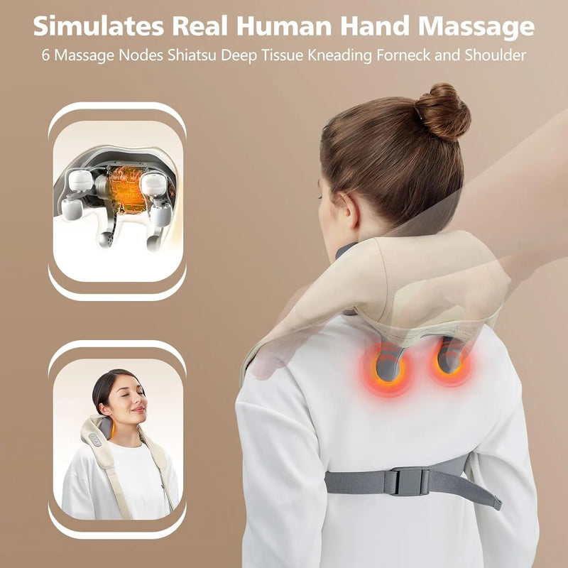 Cordless Shiatsu Neck Massager