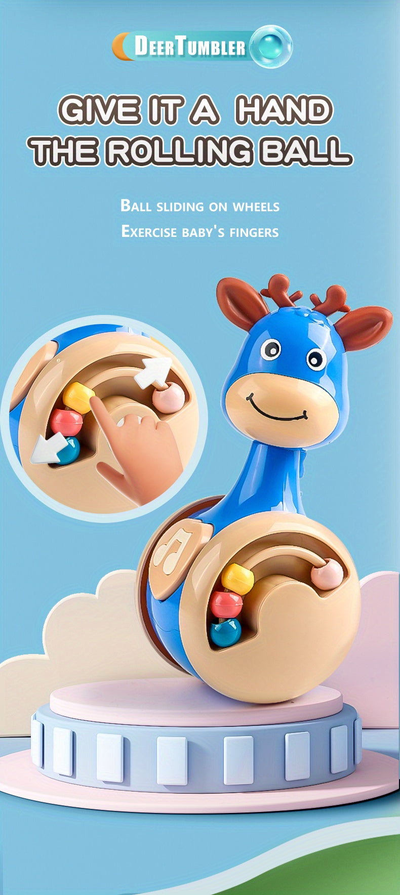 Roly Poly Baby Toy 6–12M