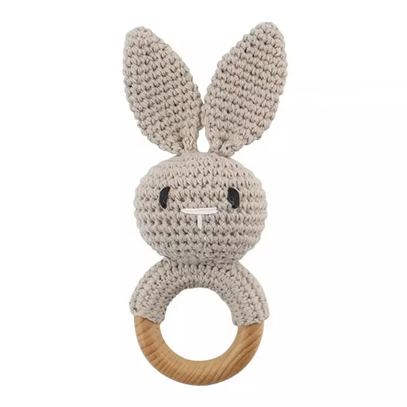 Baby Wooden Teether & Rattle