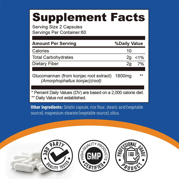 Glucomannan 1800mg