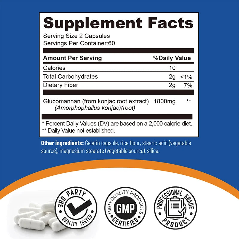 Glucomannan 1800mg