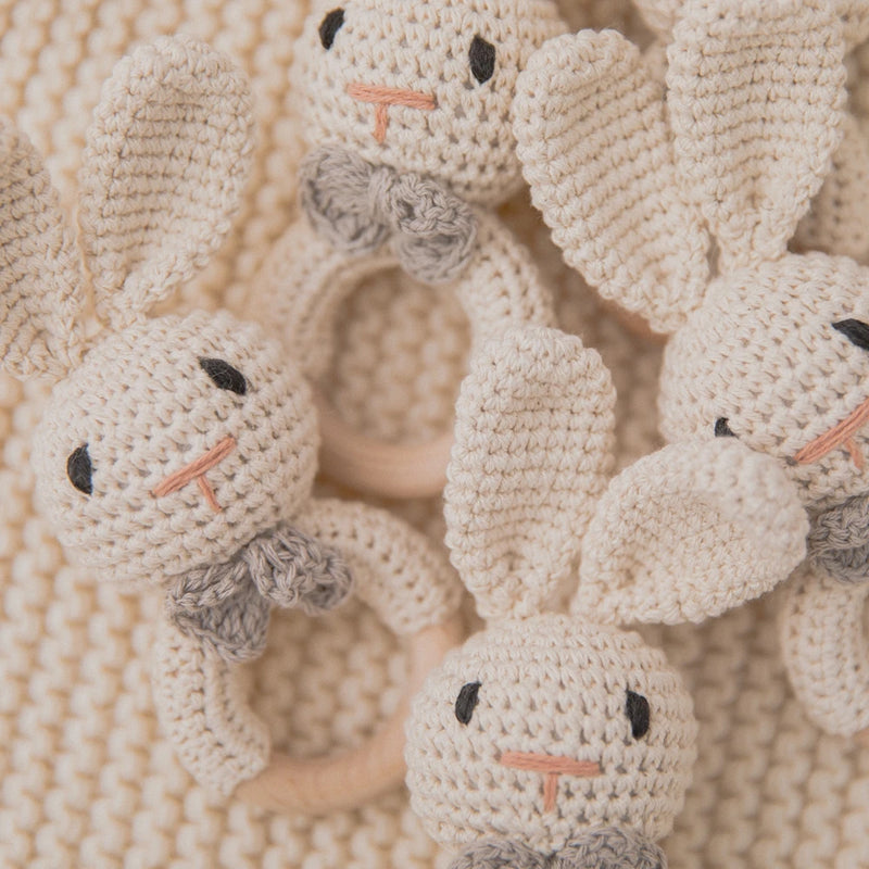 Baby Wooden Teether & Rattle