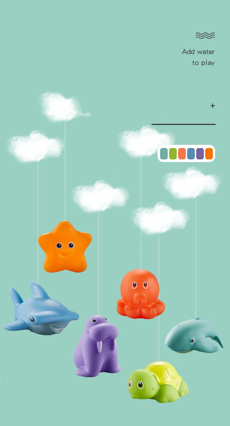 Colorful Baby Bath Toys 0–3Y