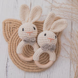 Baby Wooden Teether & Rattle