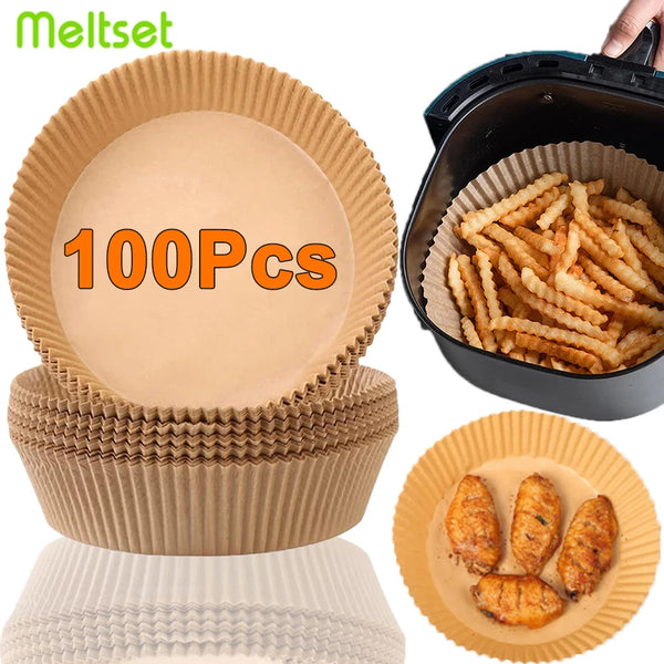 50/100PCS Air Fryer Paper Liners