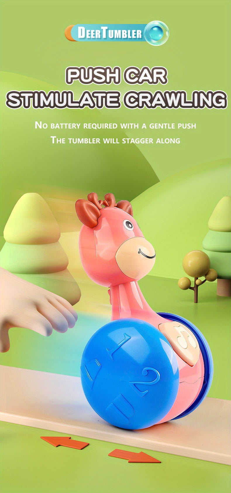 Roly Poly Baby Toy 6–12M