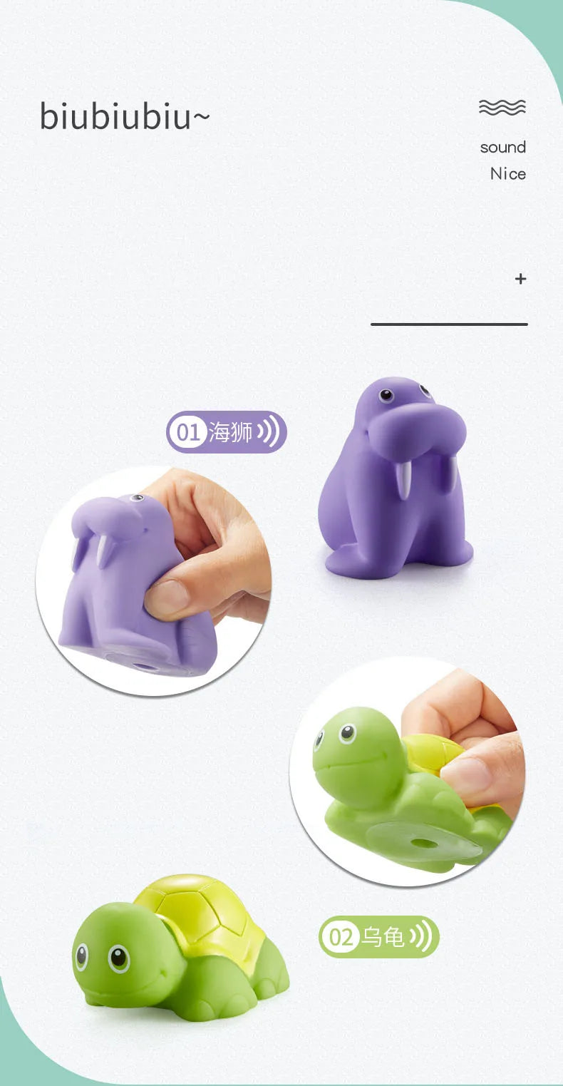 Colorful Baby Bath Toys 0–3Y