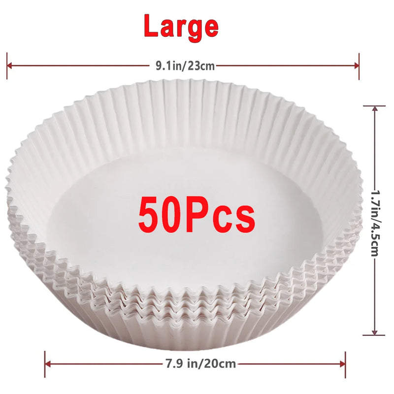 50/100PCS Air Fryer Paper Liners
