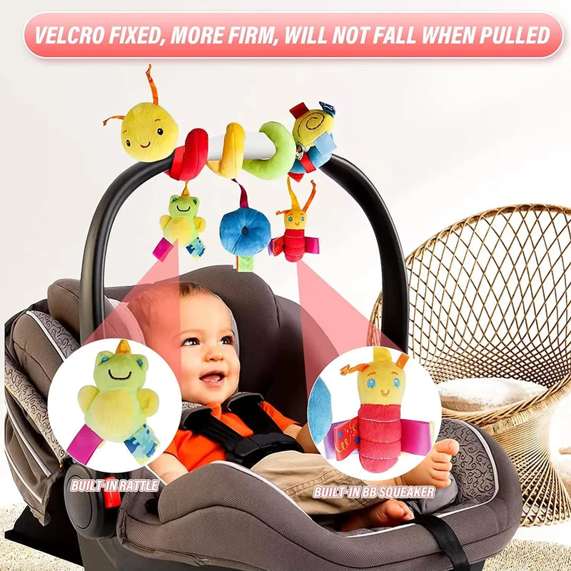 Baby Spiral Hanging Toy Rattles