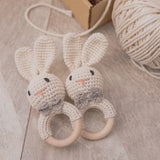 Baby Wooden Teether & Rattle