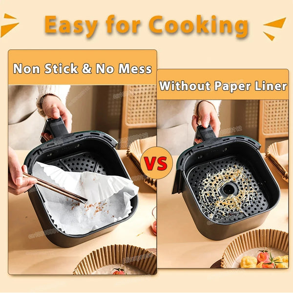 50/100PCS Air Fryer Paper Liners
