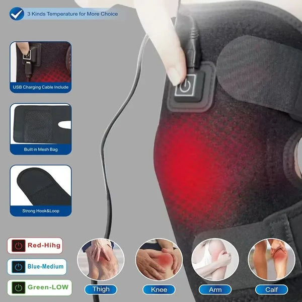 Electric USB Heated Knee Brace