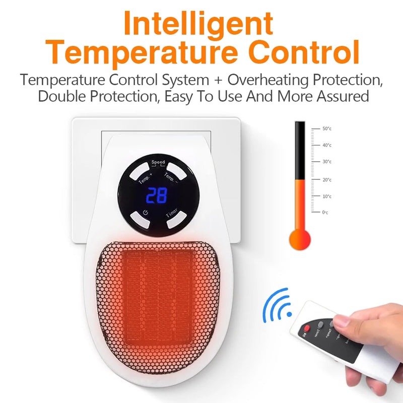 500W Mini Plug-In Heater