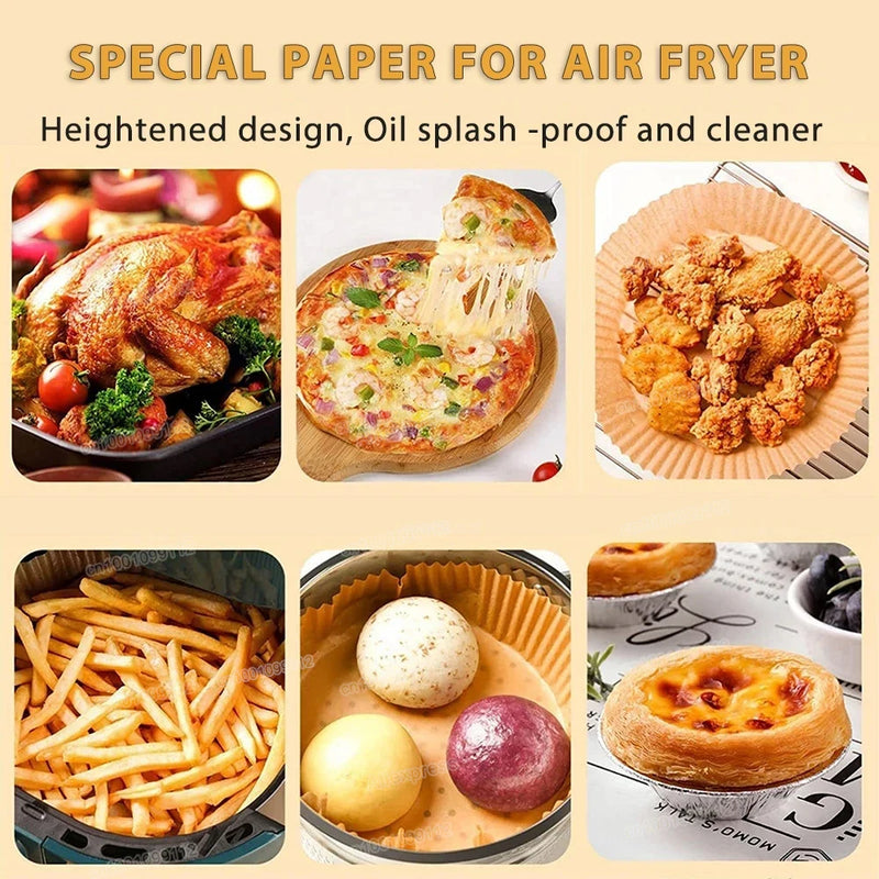 50/100PCS Air Fryer Paper Liners