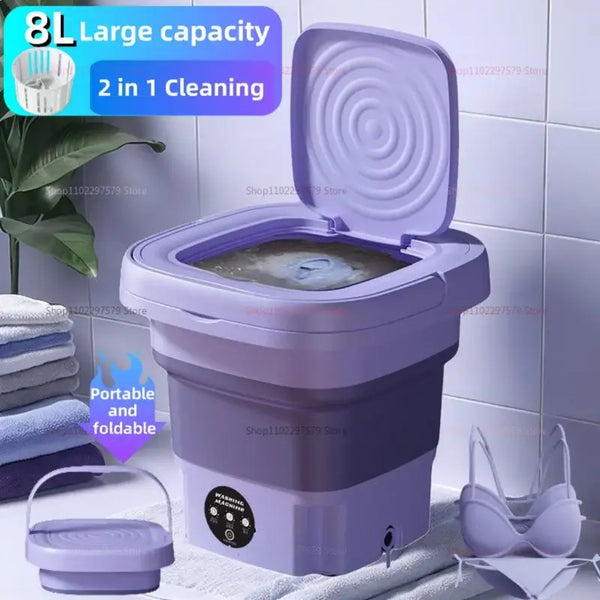 8L Portable Mini Washing Machine