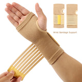 2PCS Beige Wrist Support Gloves