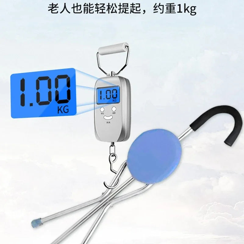 Walking Stick Ultralight Portable Old People Solid Stool