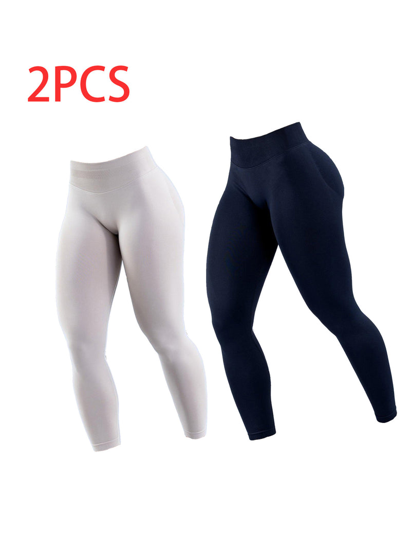 2-Pack Solid Yoga Leggings