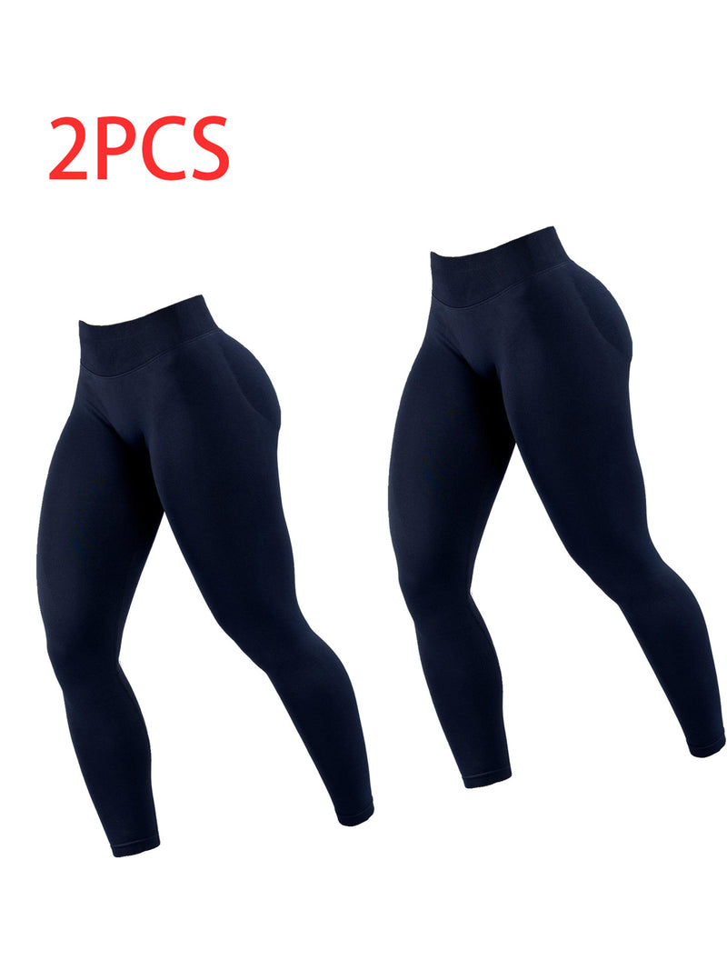 2-Pack Solid Yoga Leggings